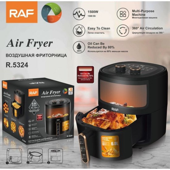 Air Fryer Raf - 6 Litres