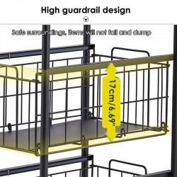 Chariot de rangement coulissant à 3 niveaux