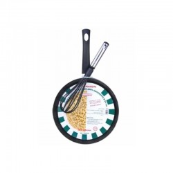 Poêle à crêpes antiadhérente 26cm + Fouet
