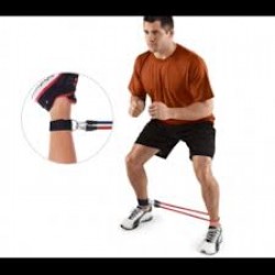 ENSEMBLE DE RÉSISTANCE AU TUBE DE LATEX POUR L'EXERCICE DE LA CUISSE, MUSCULATION DE LA JAMBE DE LA JAMBE D'ENTRAÎNEMENT