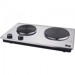 Plaque De Cuisson -DSP -KD4047 - 2 Foyers - Gris Argent