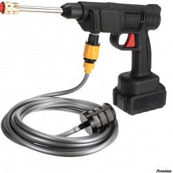 PISTOLET À EAU HAUTE PRESSION RECHARGEABLE, NETTOYEUR AUTOMATIQUE POUR VOITURE, MAISON, JARDIN,