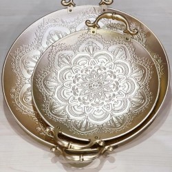 Ensemble 2 Plateaux En Bois 