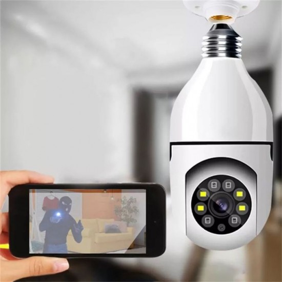  Camera surveillance -wifi -ampoule 360 - audio - flexible