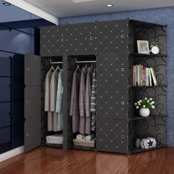 Armoire De Rangements De Vêtements Avec Placard