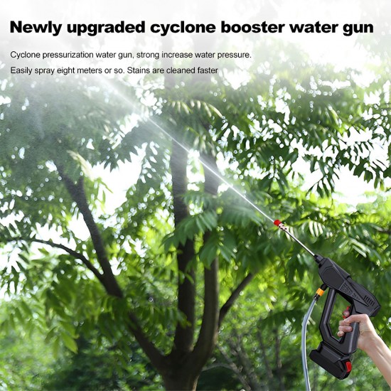 PISTOLET À EAU HAUTE PRESSION RECHARGEABLE, NETTOYEUR AUTOMATIQUE POUR VOITURE, MAISON, JARDIN, PISTOLET À EAU HAUTE PRESSION RECHARGEABLE, NETTOYEUR AUTOMATIQUE POUR VOITURE, MAISON, JARDIN,