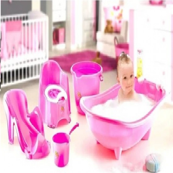 Ensemble de baignoire en plastique pour bébé 5 pièces