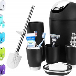 Ensemble D'accessoires De Salle De Bain 6 Pièces
