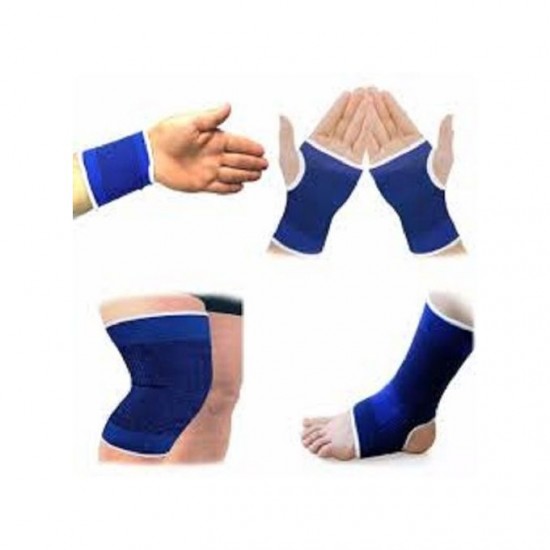 Ensemble de Sport Genouillère Chevillère Bandage Elastique Manchon