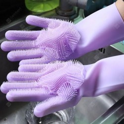 Gants De Ménage et Lave-Vaisselle en Silicone 