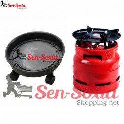 Support de gaz avec roues