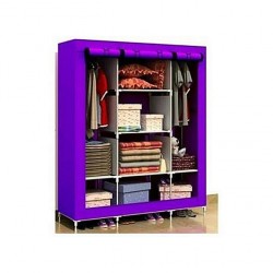 Penderie Tissu - 3 Battants - 175cm X 130cm X 45cm. Penderie Tissu - 3 Battants - 175cm X 130cm X 45cm.