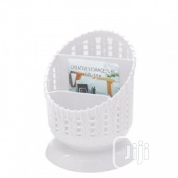 Organisateur de tube de rangement créatif pour panier de bureau