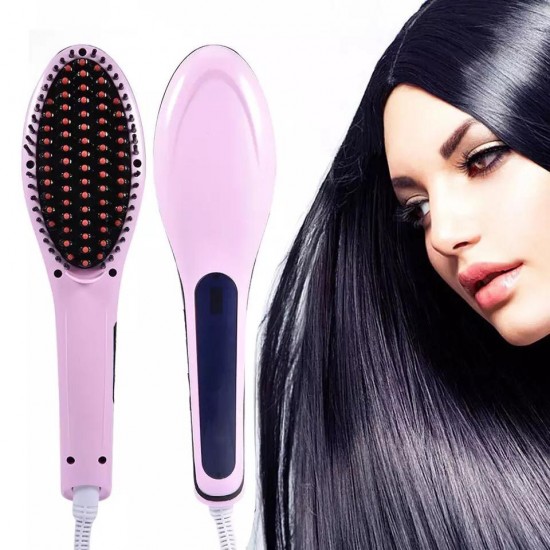 Brosse à lisser les cheveux électrique 