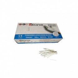 Gants-en Latex de Pierre Poudré Grand Blanc - Paquet de 100