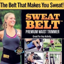 Ceinture de sudation fitness unisexe 