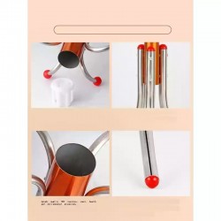 Porte-Manteau Sur Pied Au Style Industriel 12 crochet en aluminium support Manteau/parapluie/chapeau Porte-Manteau Sur Pied Au Style Industriel 12 crochet en aluminium support Manteau/parapluie/chapeau