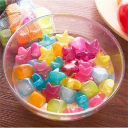 Cubes de glace réutilisables colorés