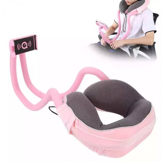Oreiller de massage cou plus soutien de telephone portable Oreiller de massage cou plus soutien de telephone portable
