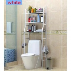 Étagère de toilette en métal à 3 niveaux, économiseur d'espace Étagère de toilette en métal à 3 niveaux, économiseur d'espace