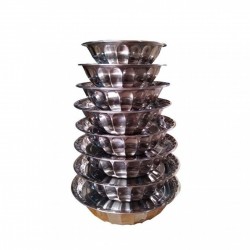 Ensemble de Bols avec Couvercle - 8 Pièces ( 26cm - 28cm - 30cm - 32cm - 34cm - 36cm - 38cm - 40cm)