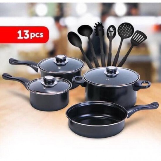 Ensemble casserole et ustensiles 13pcs Ensemble casserole et ustensiles 13pcs