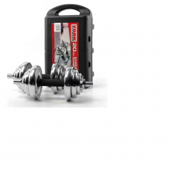 HALTÈRE BICEPS 20 KG DÉMONTABLE