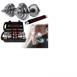 HALTERE BICEPS 20 KG DÉMONTABLE