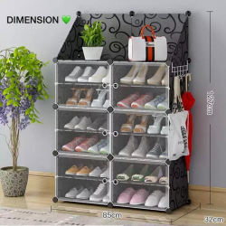 Rangement chaussure double cabine 10 etagere 20 paires