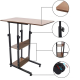 Table ordinateur réglable Marron 60X40 CM. Table ordinateur réglable Marron 60X40 CM.