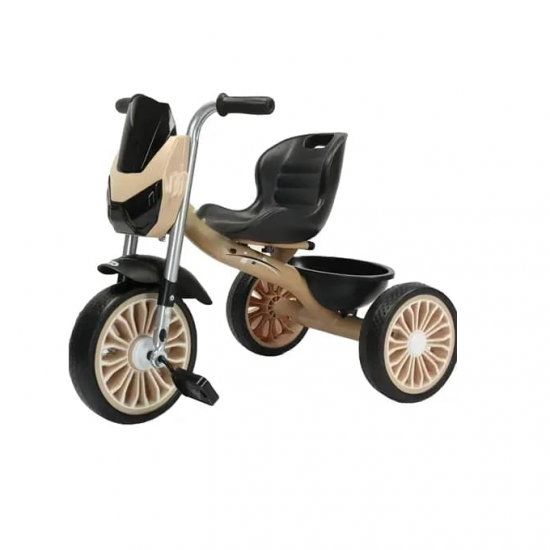 Vélo Tricycle pour enfants 2 en 4 jaune.