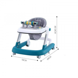 Youpala Marche Bébé Classique Avec Table De Jeux Bleu/Blanc. Youpala Marche Bébé Classique Avec Table De Jeux Bleu/Blanc.